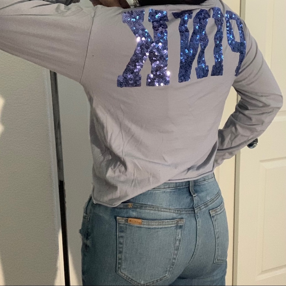 VS PINK Cropped long sleeve